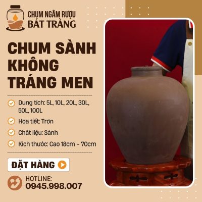 Chum Sành Trơn Không Tráng Men CS-11