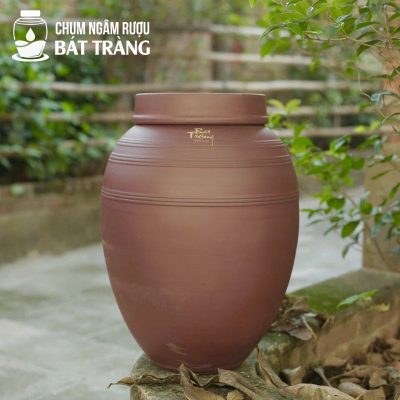 Chum Sành Không Tráng Men Họa Tiết Tài Lộc CS-01
