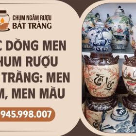 Các dòng men chum rượu Bát Tràng