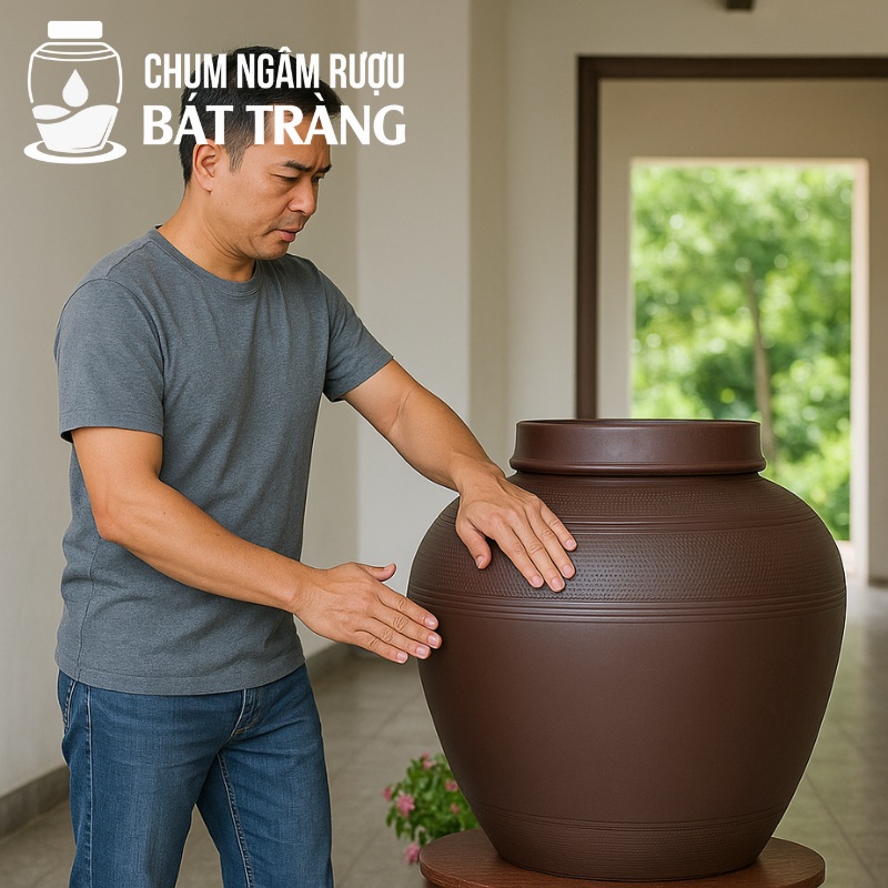 Cách nhận biết chum rượu Bát Tràng thật giả