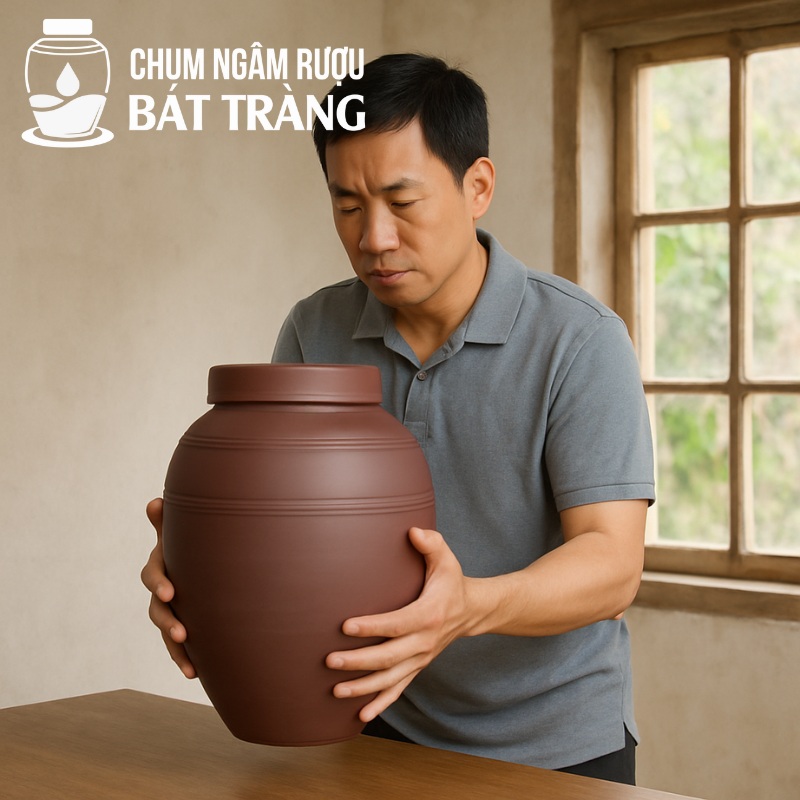 Cách nhận biết chum rượu Bát Tràng thật giả
