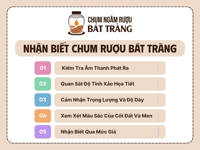 Cách nhận biết chum rượu Bát Tràng thật giả