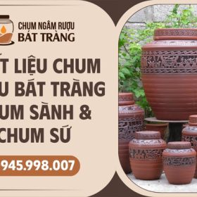 Chất liệu chum ngâm rượu Bát Tràng