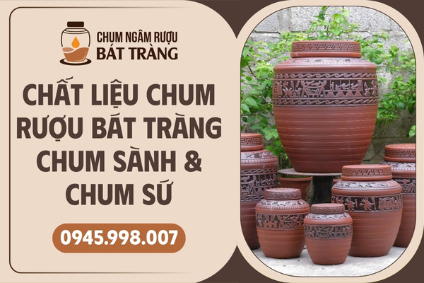 Chất liệu chum ngâm rượu Bát Tràng