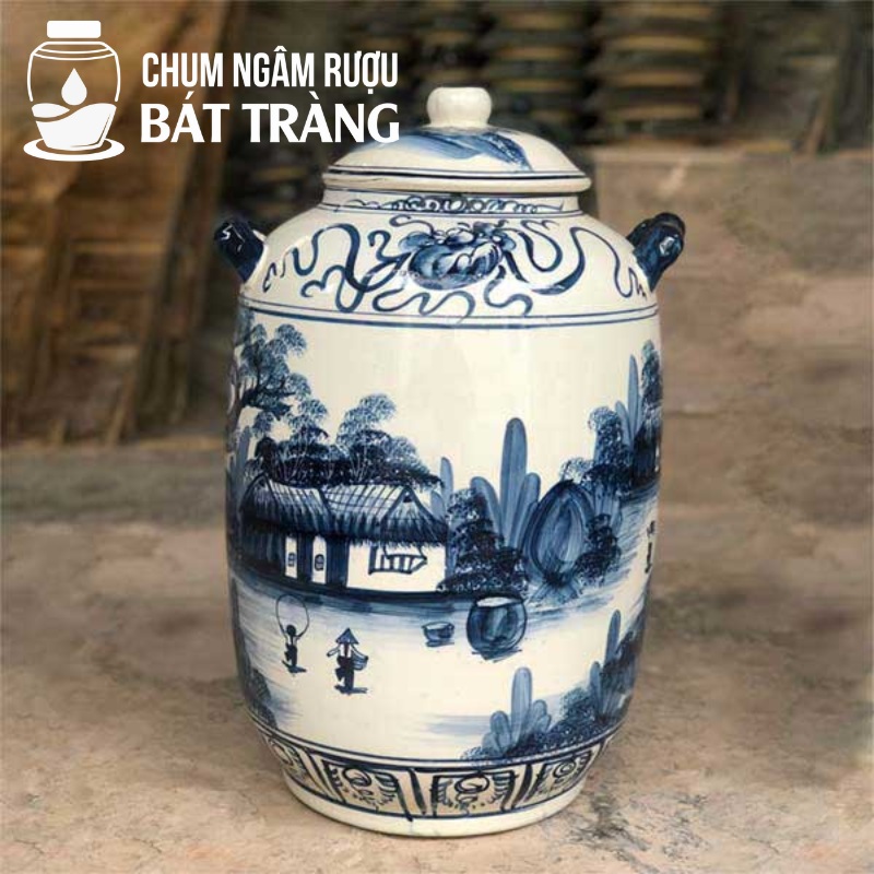 Chum rượu men rạn Bát Tràng