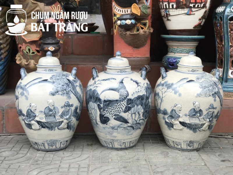 Chum rượu men rạn Bát Tràng