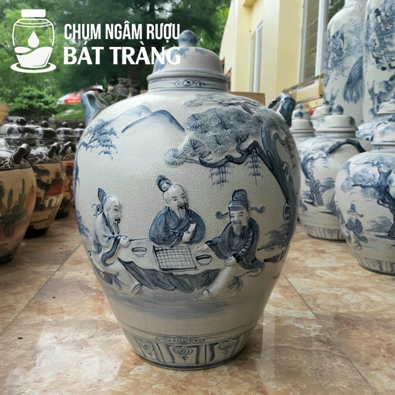 Chum rượu men rạn Bát Tràng