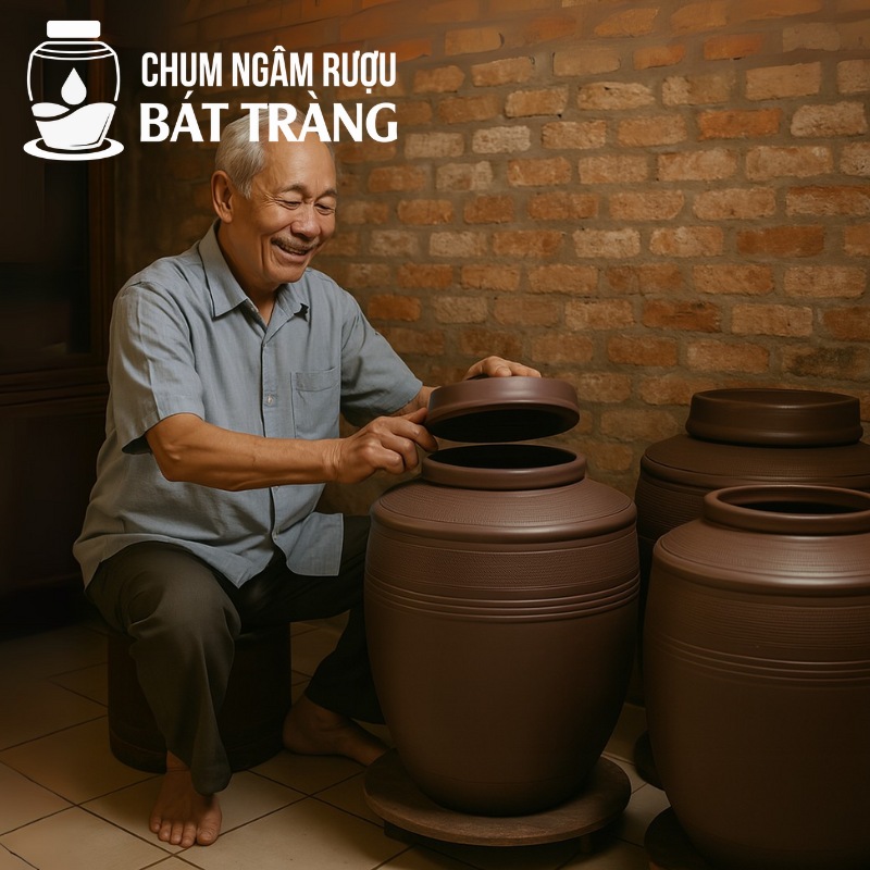 Chum ngâm rượu Bát Tràng