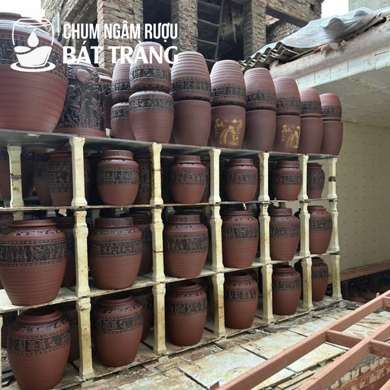 Nung chum rượu Bát Tràng