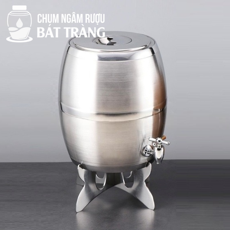 Bình inox đựng rượu