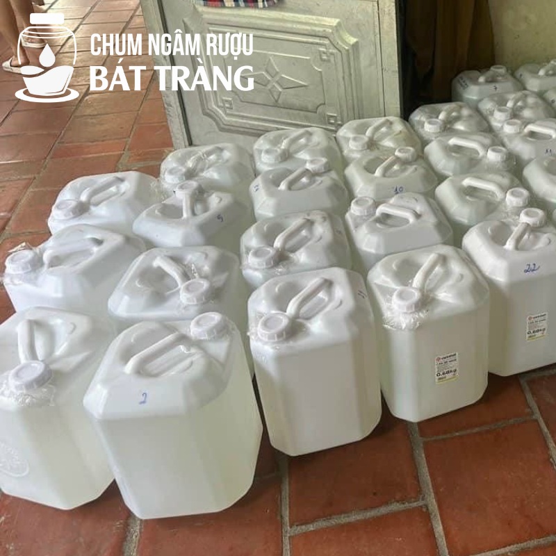 Can nhựa ngâm rượu 