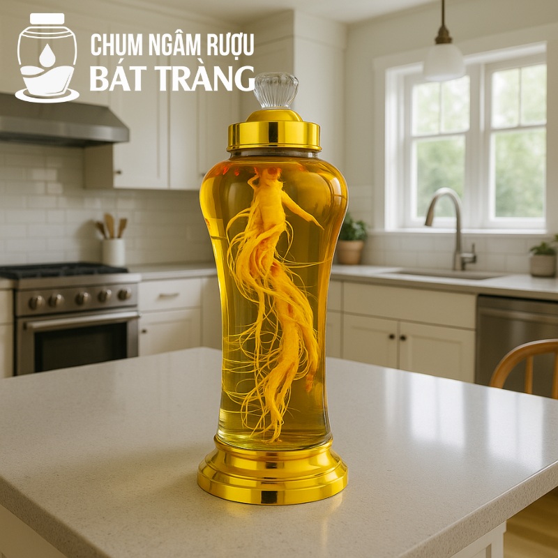 Bình thủy tinh ngâm rượu