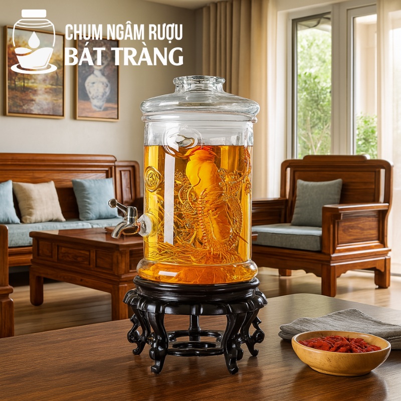 Bình thủy tinh ngâm rượu