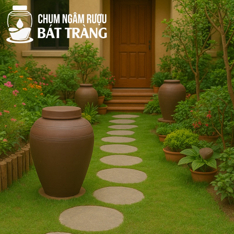 Chum rượu trang trí sân vườn